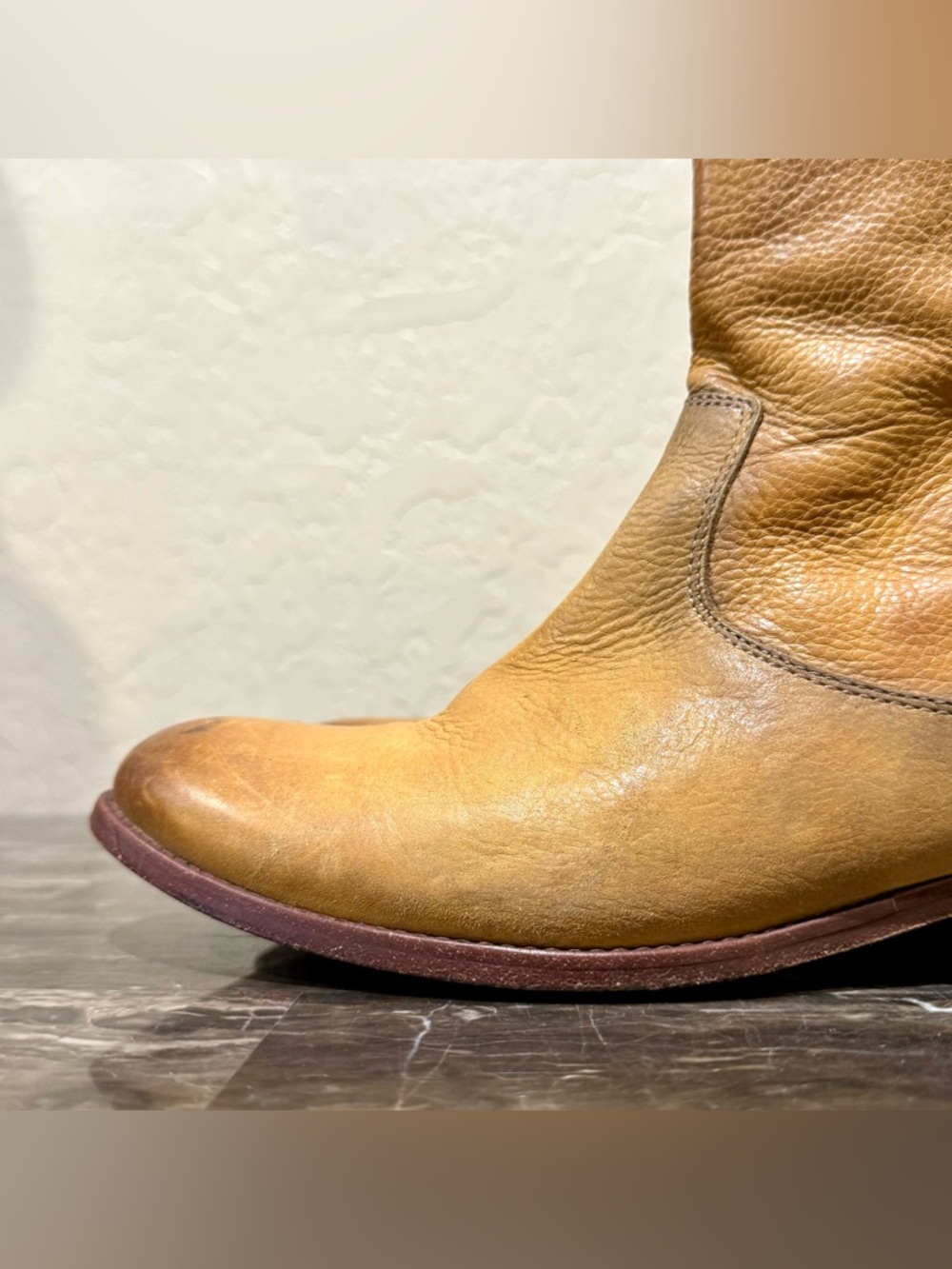 Frye Back Zip Leather Short Riding Boots - Picture 3 of 14